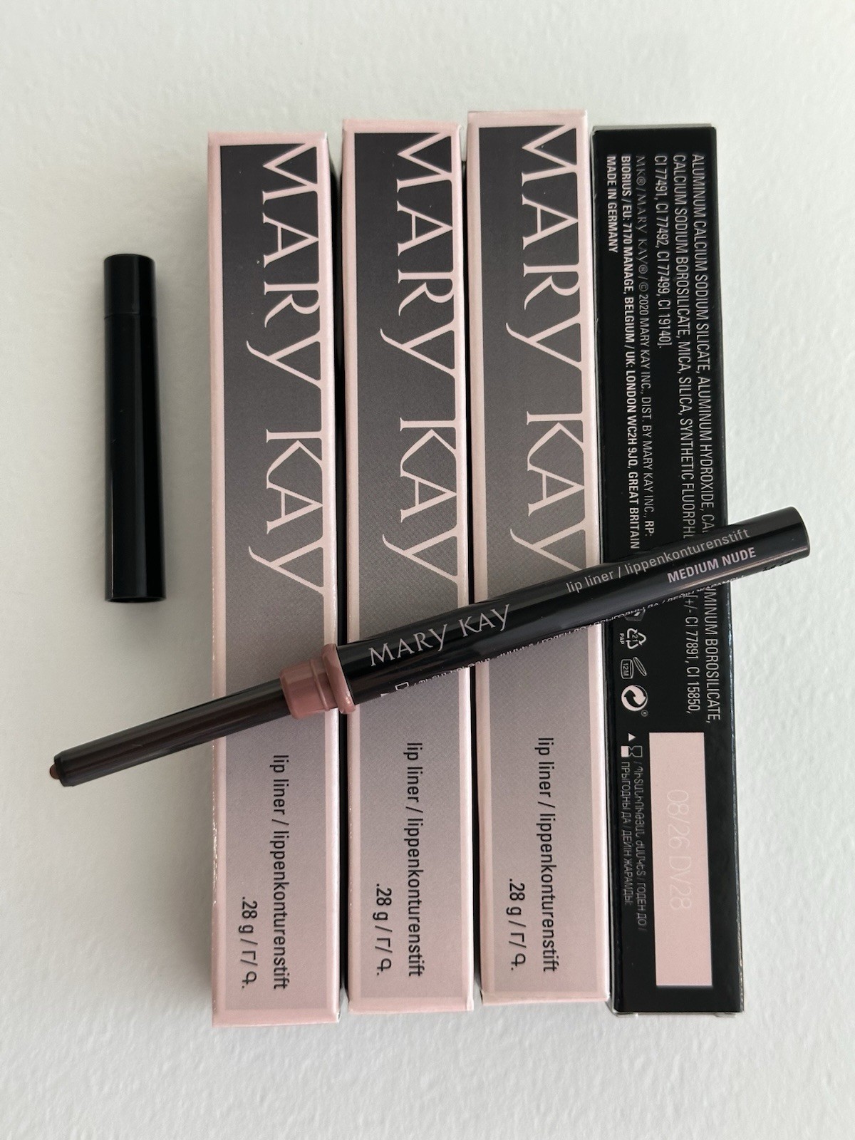 MARY KAY Lot Of 4 Lip Liner MEDIUM NUDE Exp. 08/2026