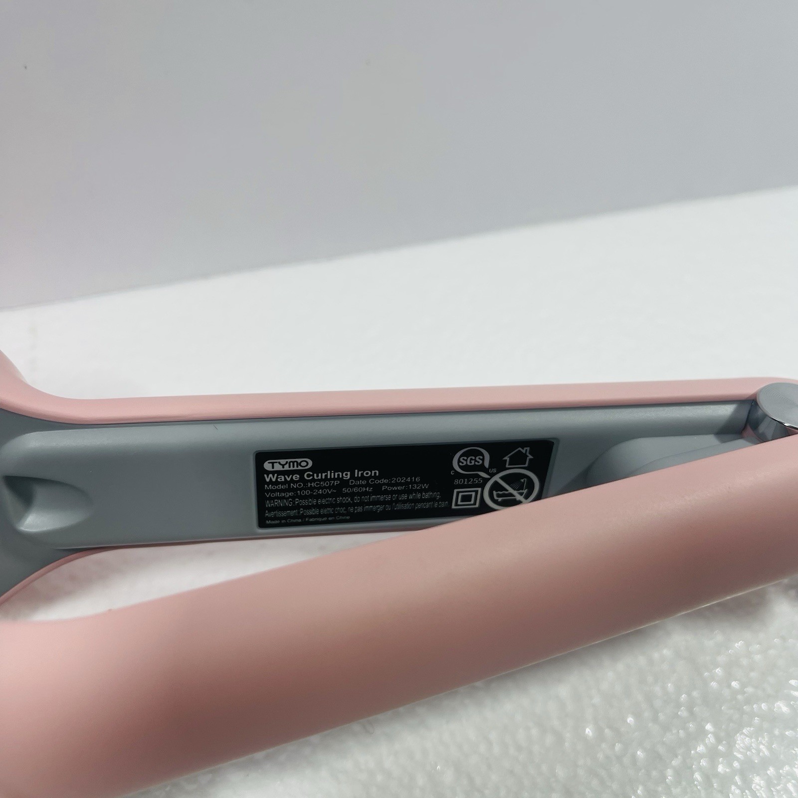 Curling Iron Hair Crimper Waver TYMO ROVY Beach Waves Curling Wand Model Hc507p