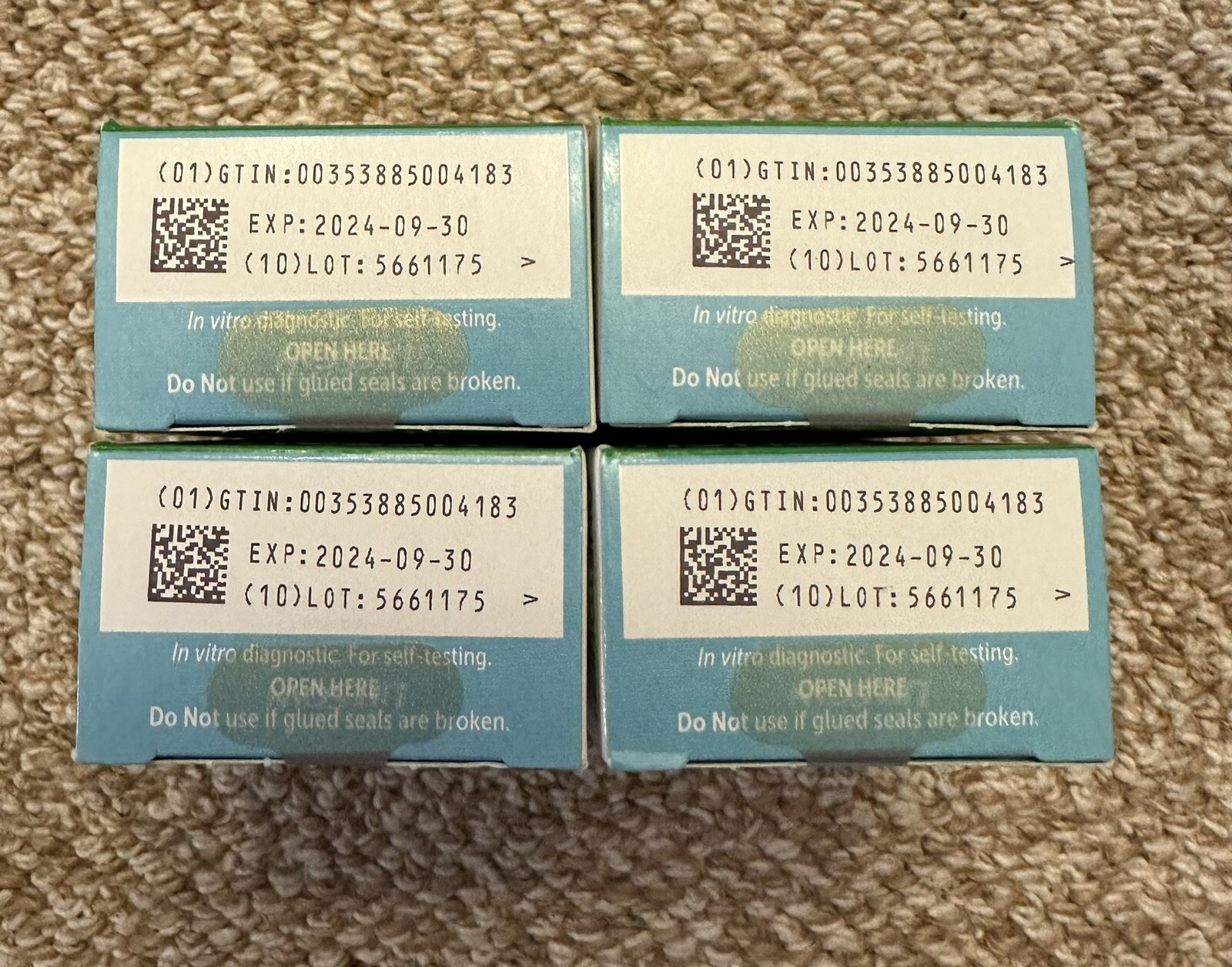 OneTouch Ultra Test Strips Exp. 09/2024