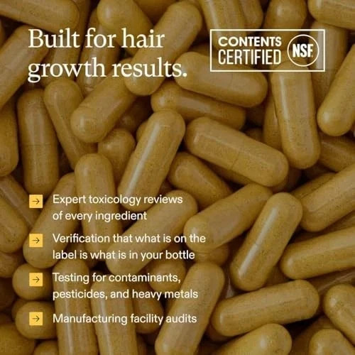 3 Pack (360 Capsules) Women’s Hair Growth Supplement | 3 Month Supply| Exp 2026