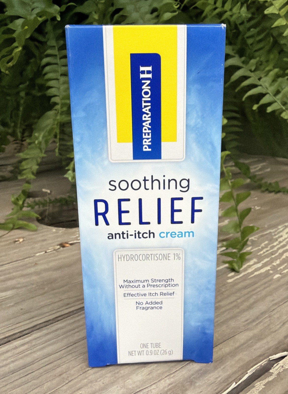 Preparation H Soothing Relief 1% Anti-Itch Cream 0.9 Oz Exp 12/2026 HTF New