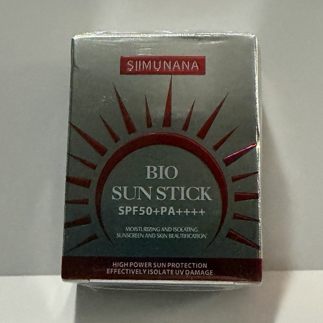 SIIMUNANA Bio Sun Stick Sunscreen Stick SPF 50 PA++++ Face Moisturizing 0.7oz