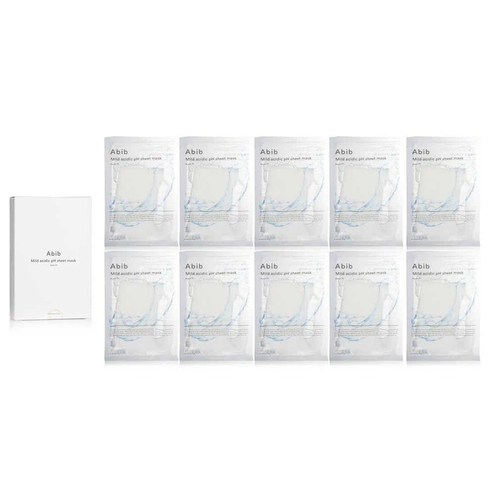 Abib Mild Acidic pH Sheet Mask 1.01 fl. oz. x 10 ea Aqua Honey Fit EXP 2028.05
