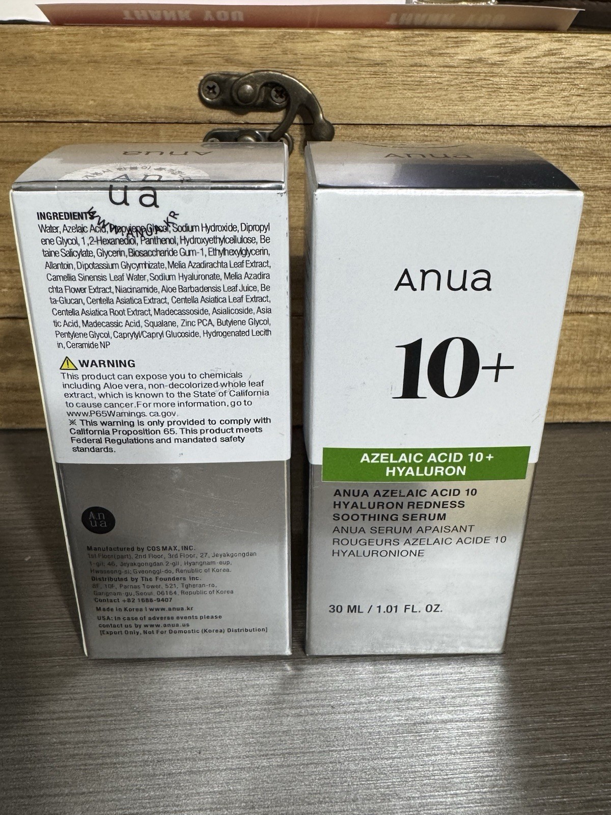 Anua Azelaic Acid 10+ Hyaluron Redness Soothing Serum 30ml 1.01 fl oz