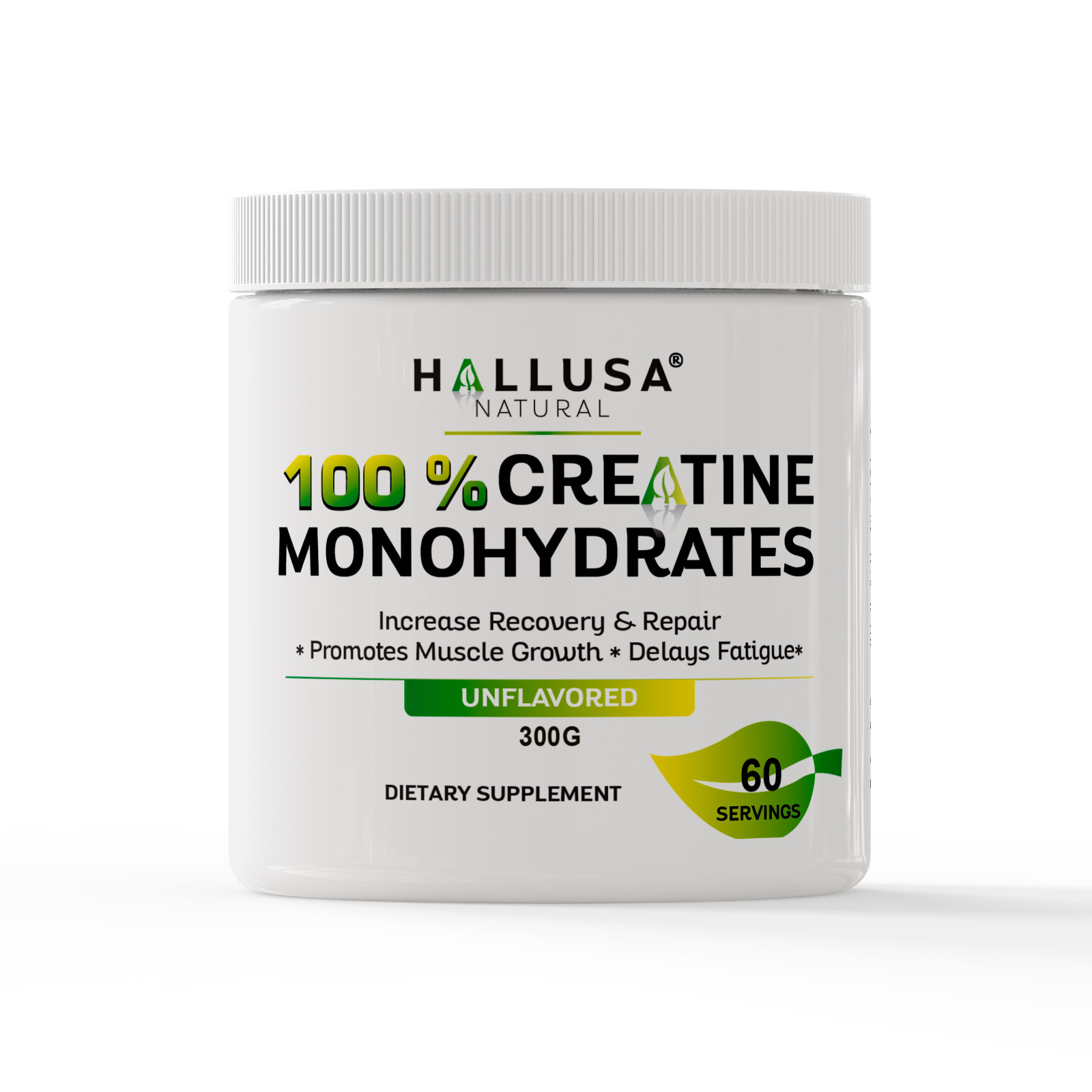 CREATINE Monohydrate Powder – Muscle Development, Enhanced Strength – 60 Serving