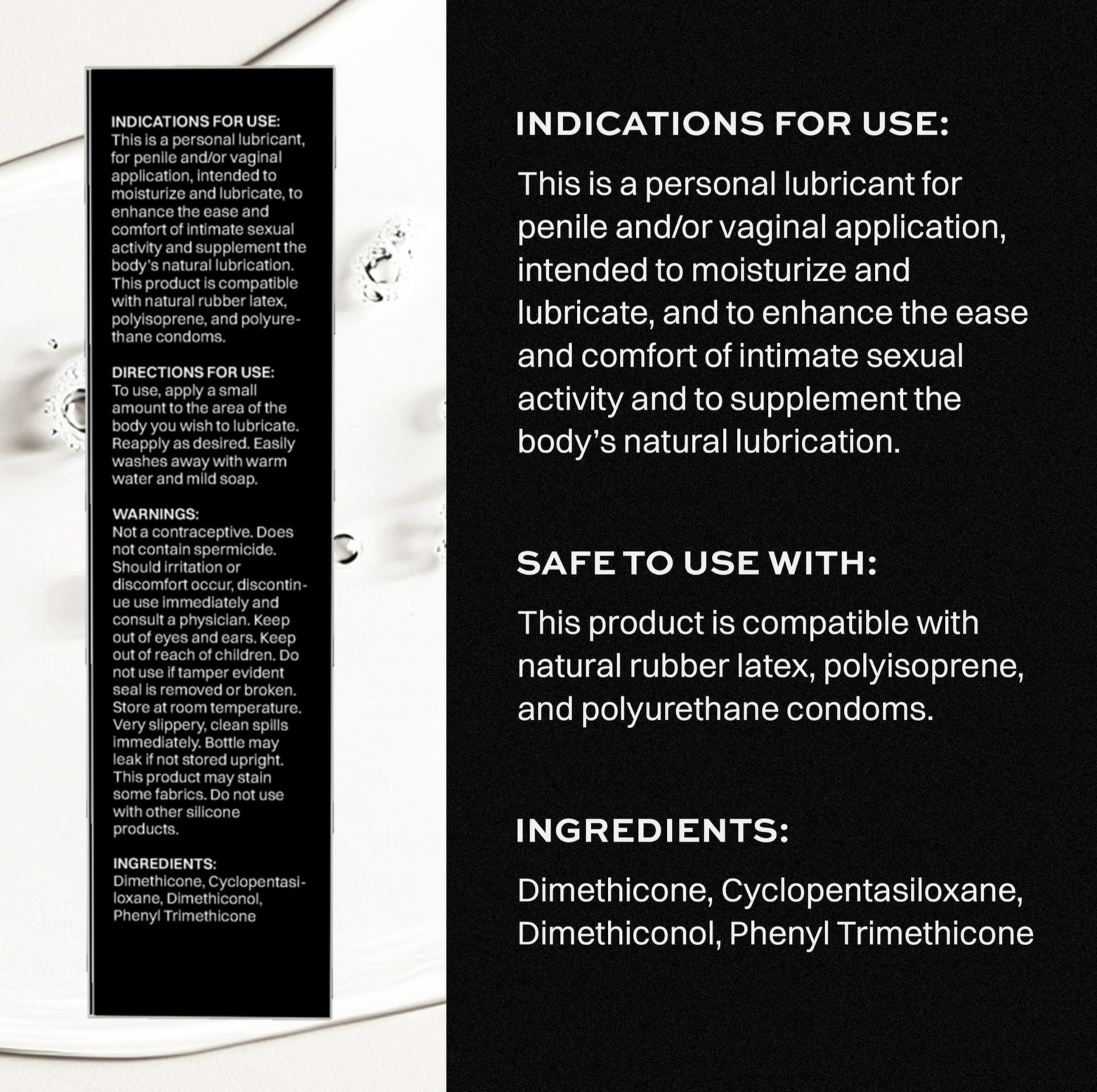 Wet Platinum Silicone Based Personal Lubricant 6.1oz | Ultra Long Lasting Lube