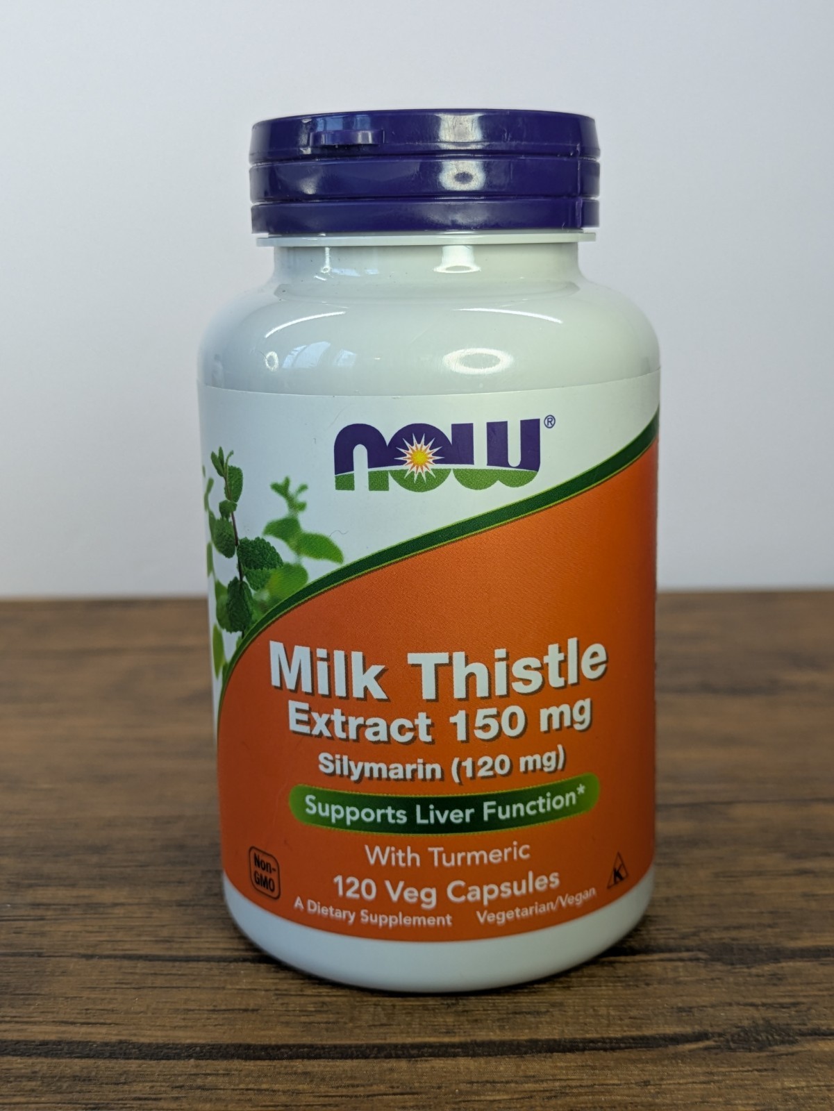 (2 Pack) NOW Foods Milk Thistle Extract 150mg, 120 Veg Capsules, Exp 10/2028