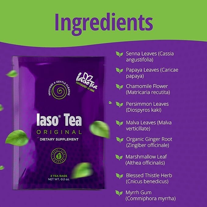 Iaso Tea Detox Brew (1 pack) 1 Week Supply FREE SHIPPING