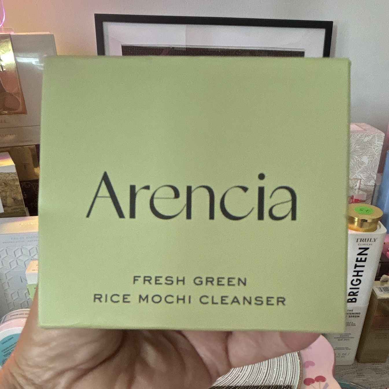 Arencia Fresh Green Rice Mochi Cleanser for Face with Rice Ingredients