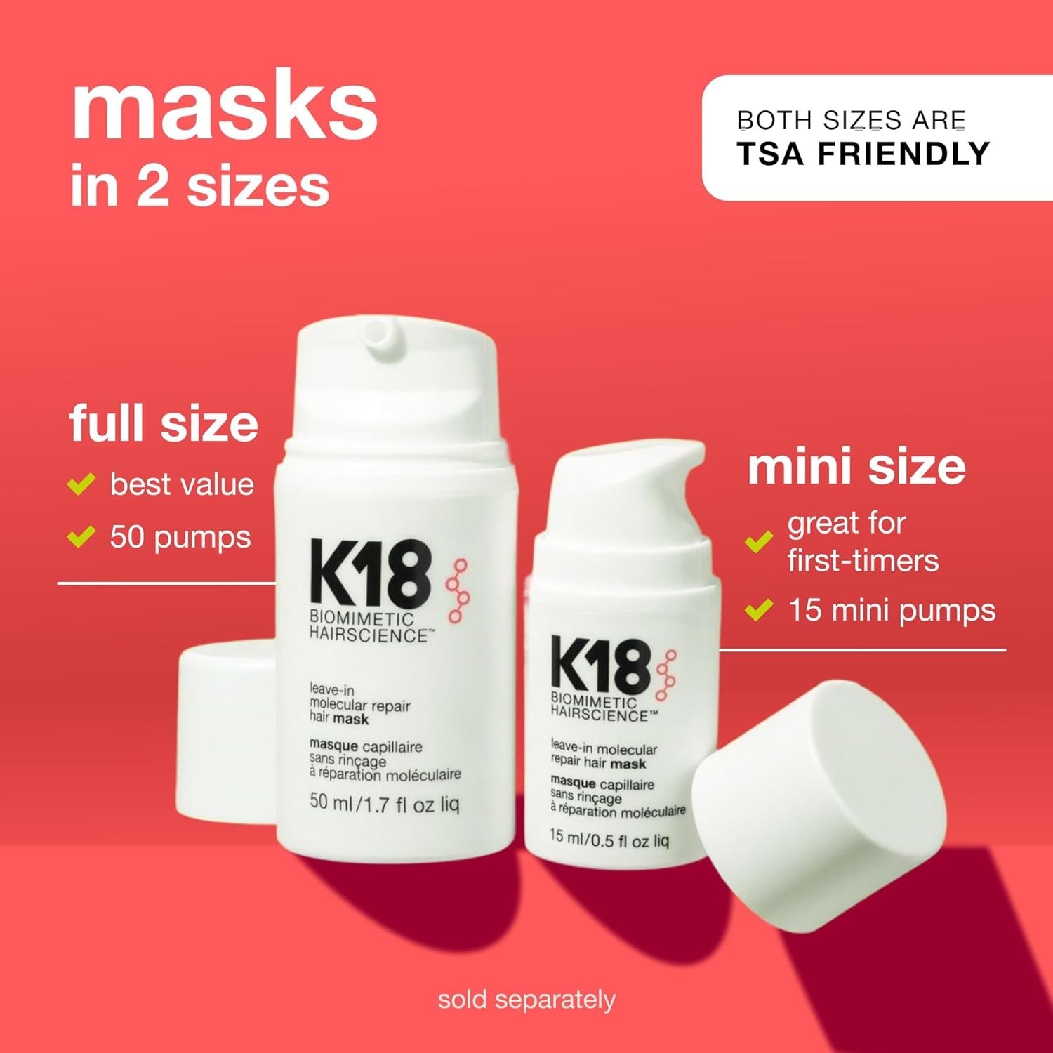 K18 Leave-In Molecular Repair Hair Mask – 1.7 fl oz