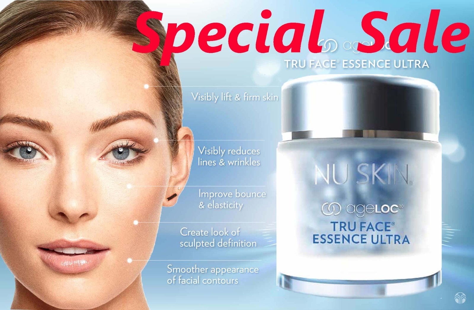 Nu Skin ageLOC Tru Face Essence Ultra Serum – 60 Capsules  NEW SEALED    11/2026