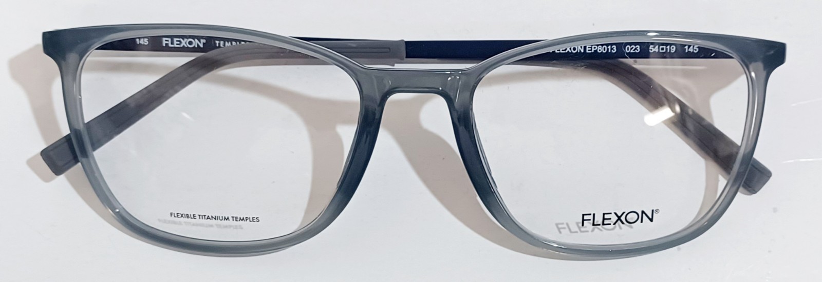 Originale FLEXON EP8013 023 Eyeglasses GREY New Plastic 54-19-145