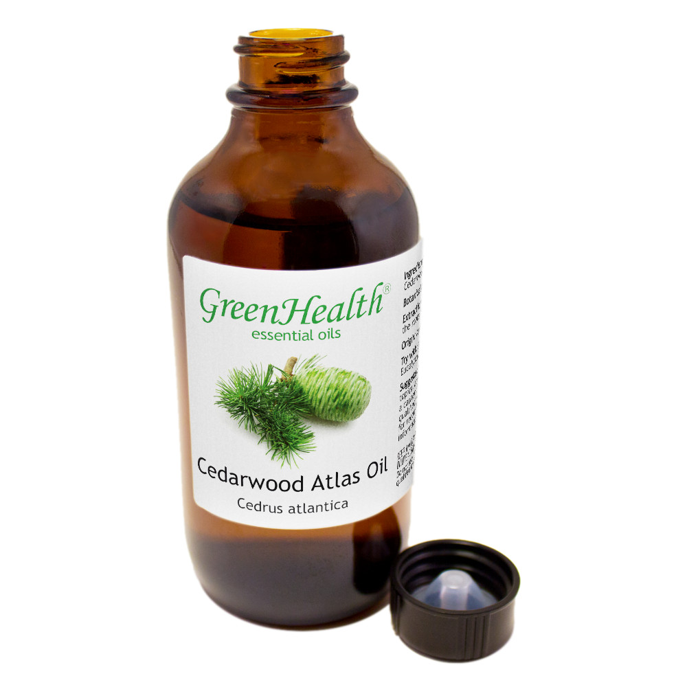 4 fl oz Cedarwood Atlas Essential Oil (100% Pure & Natural) – GreenHealth