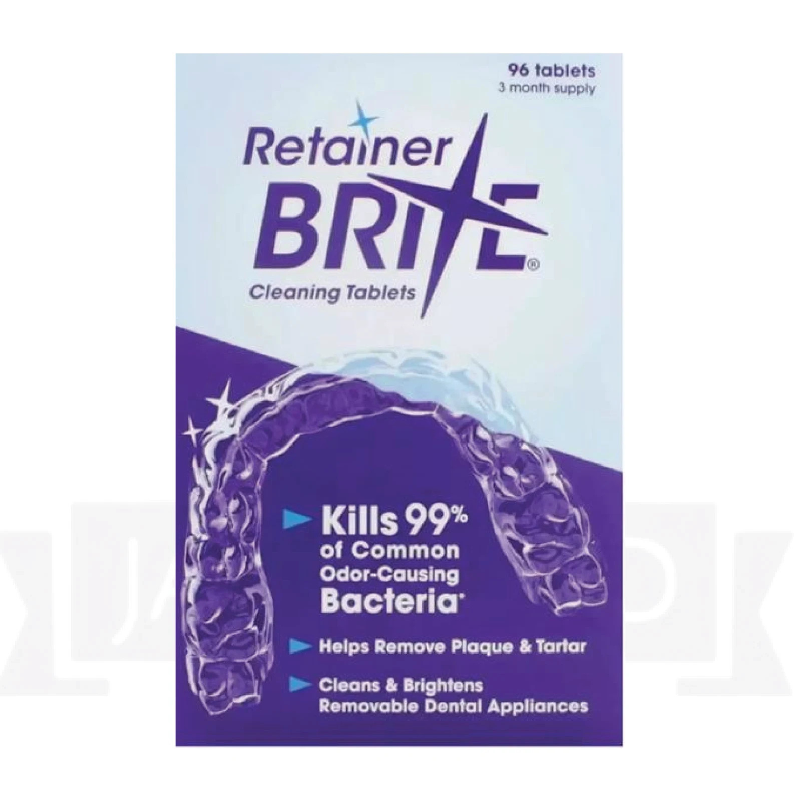 Retainer Brite Box Tablets 96ct-Pack Of 2 Free Shipping
