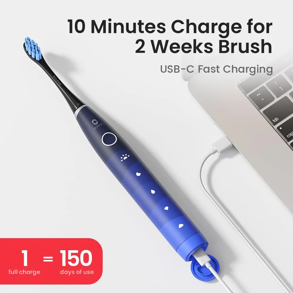 Electric Toothbrush for Adults,Oclean 150 Days Battery Life Electric Toothbrush