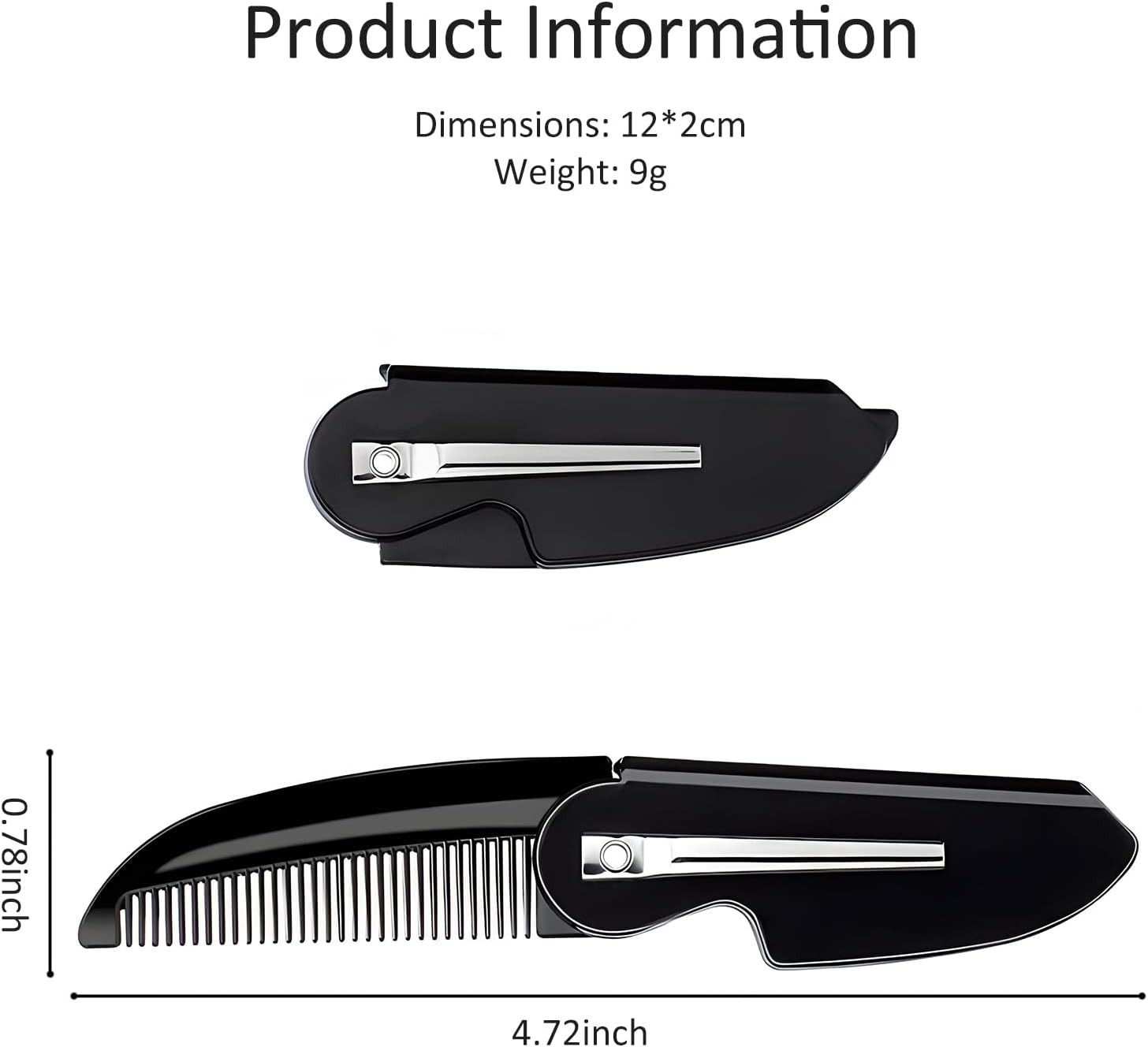 4-Pa Handmade Sawcut Mustache b, Poet Folding b for