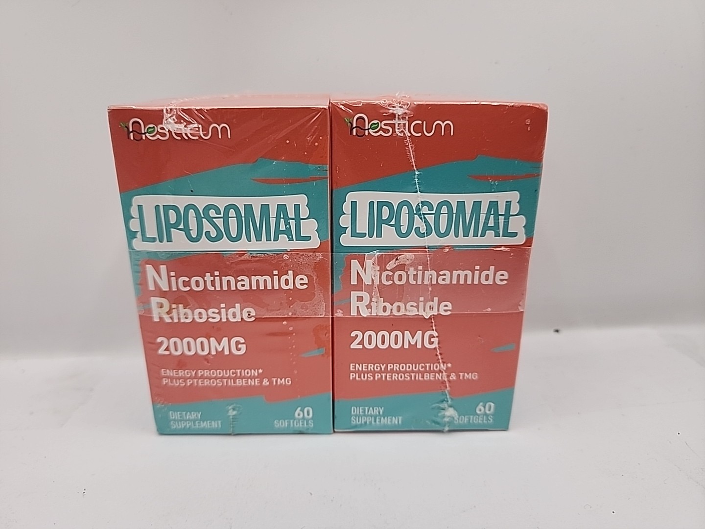 Nesticum Liposomal Nicotinamide Riboside 4000mg 120 Gel Capsules 2 PK EXP 1/28