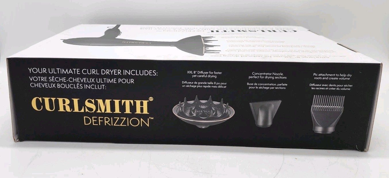Curlsmith Defrizzion Hair Dryer XXL Diffuser Curly Wavy Coily Hair