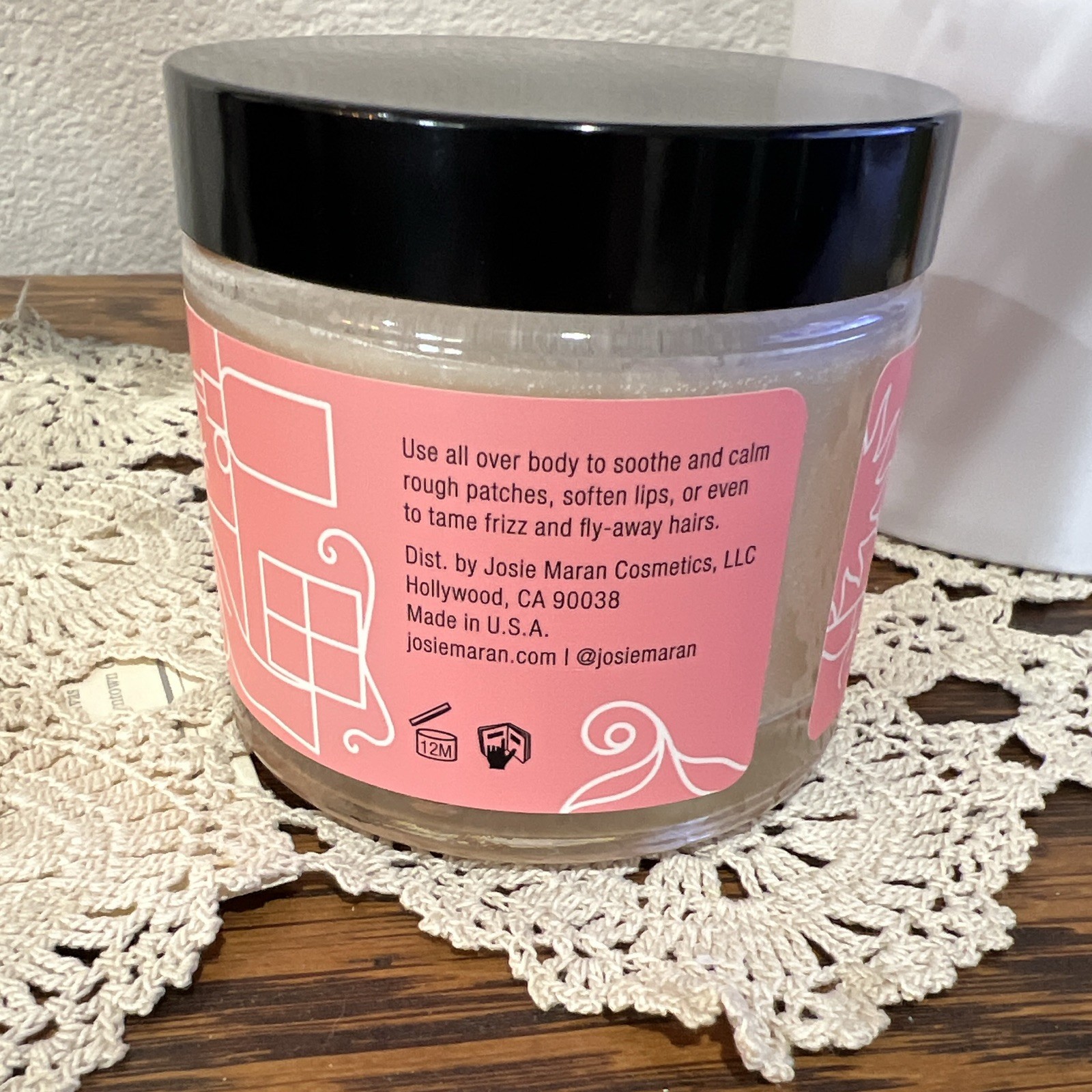 Josie Maran Argan Balm Nourish + Protect Moisturizer, Sweet Citrus 3.5oz