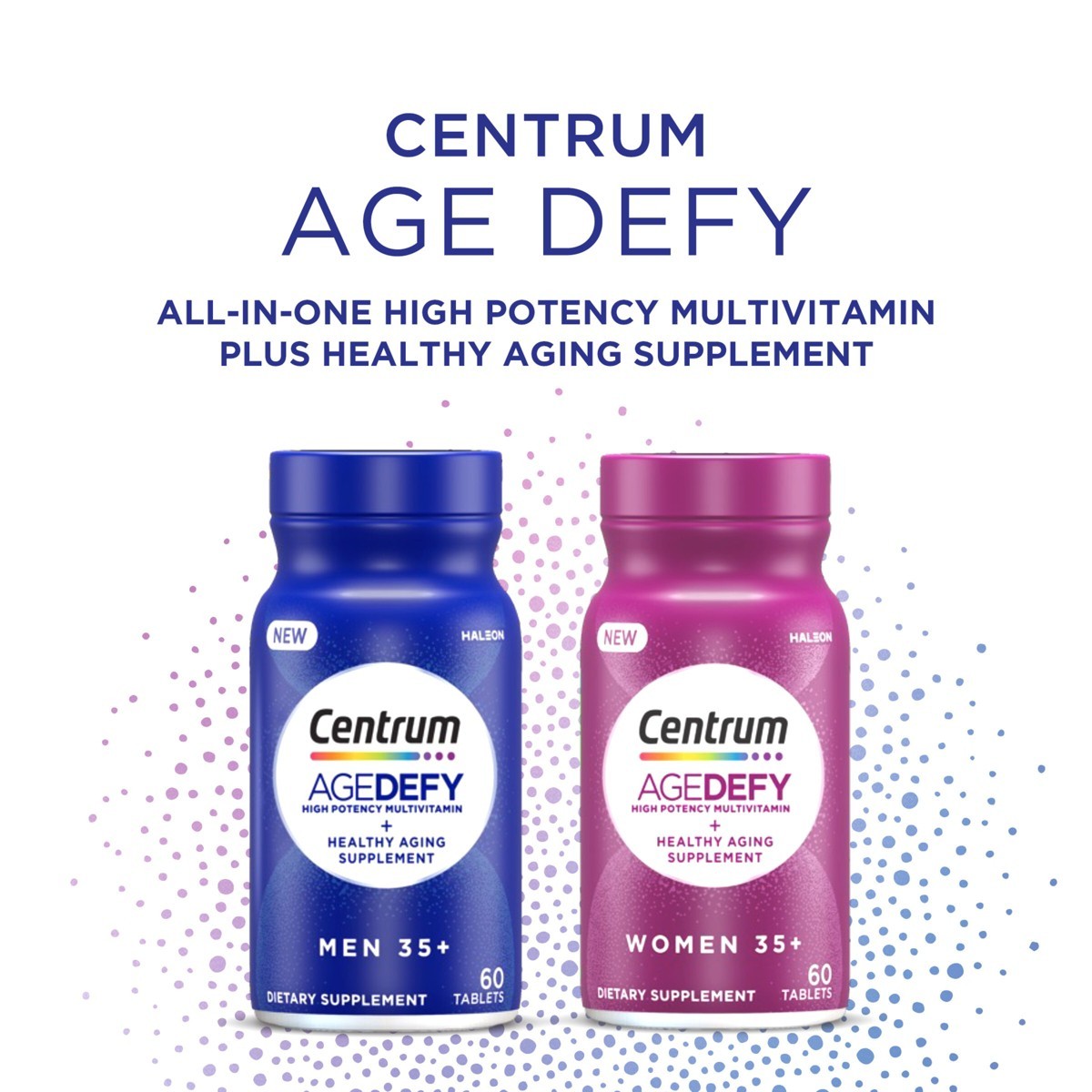 Centrum Age Defy Mens High Potency Multivitamin Caplets – 60ct