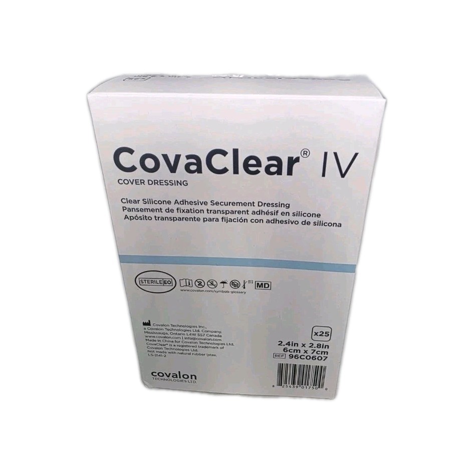 Covaclear IV Cover Dressing – 2.4in x 2.8in Ref# 96C0607 Exp 2027 25 Pcs/ Box