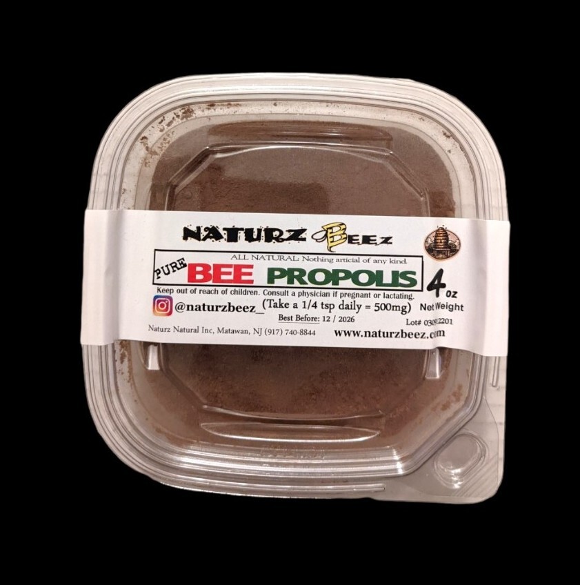 BEE PROPOLIS 4oz 100% PURE RAW POWDER AntiViral AntiBacterial 96 Servings