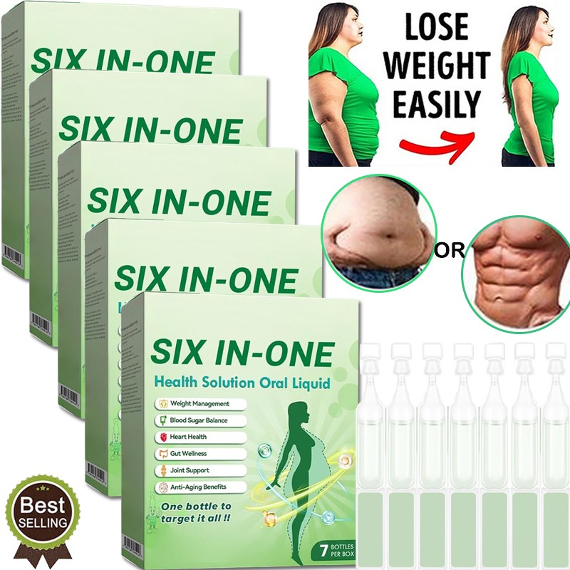Six-in-One Health Solution Oral Liquid,one Bottle to Target It All HOT