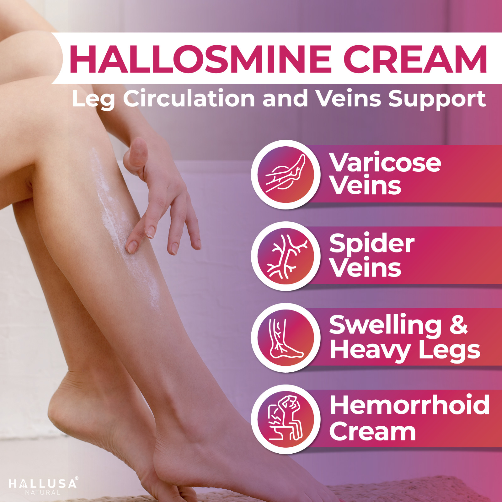 Varicose Veins Treatment for Legs | Varicose Veins Cream for Pain Relief | 4oz