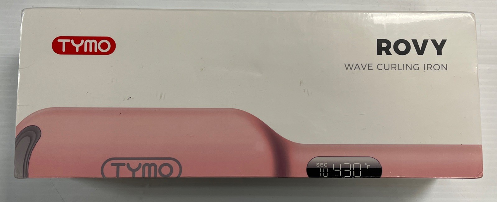 TYMO ROVY Wave Curling Iron Hair Crimper Waver Ionic Pink 1.25 SEALED