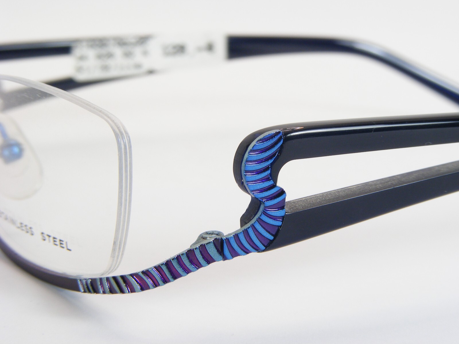 OU 44.626.02 Purple /Teal Blue UNIQUE RARE EYEGLASSES GLASSES FRAME 51-19-140mm