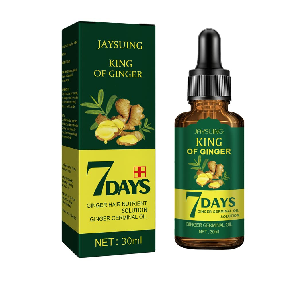 4-8 Pack Ginger Hair Growth Serum Germinal Oil Regrow 7 Days Loss Treatment (4 P