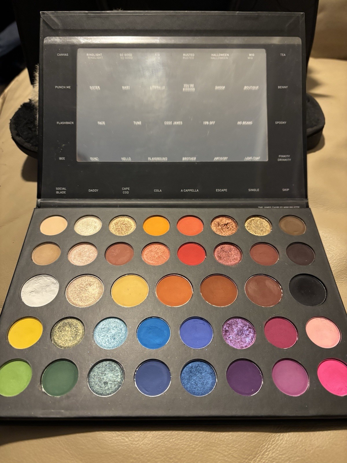 Morphe x James Charles Mini Eyeshadow Palette Assorted Matte/Shimmer Pressed