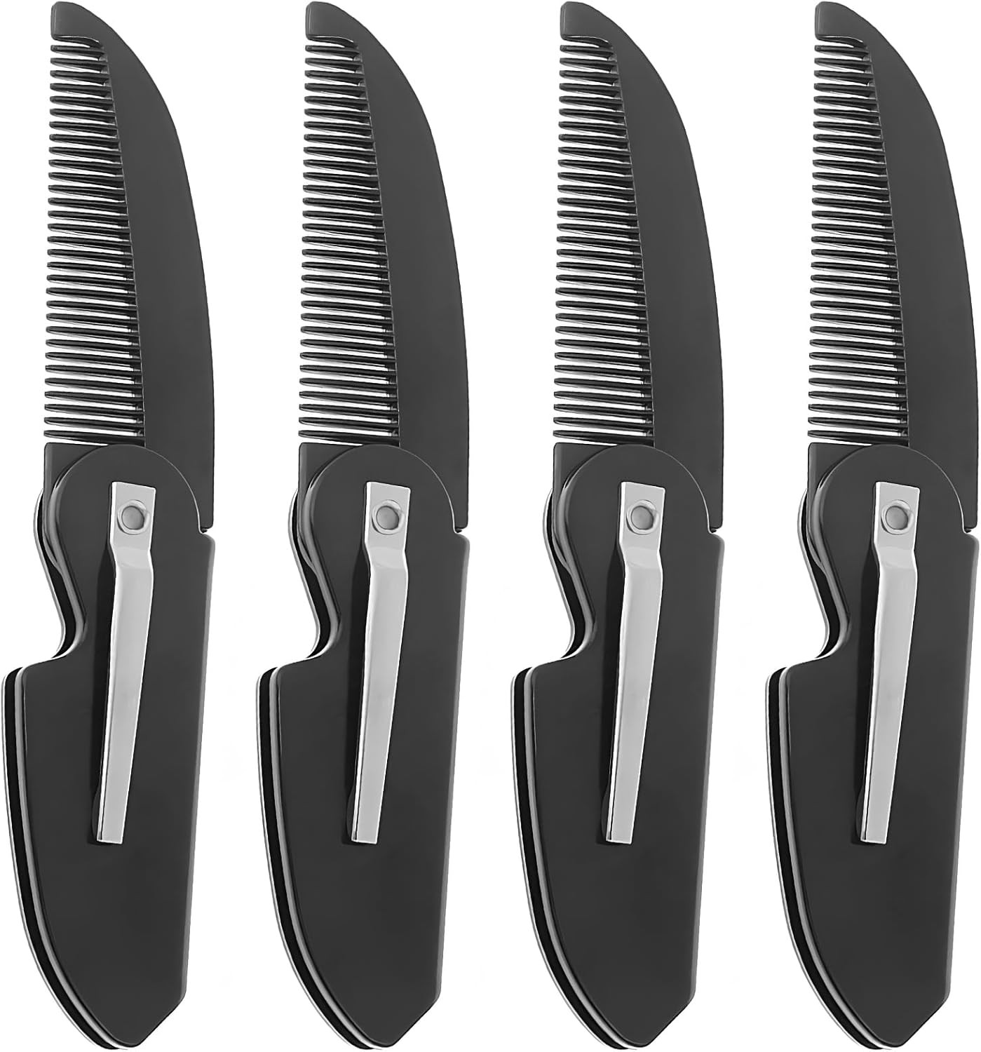 4-Pa Handmade Sawcut Mustache b, Poet Folding b for