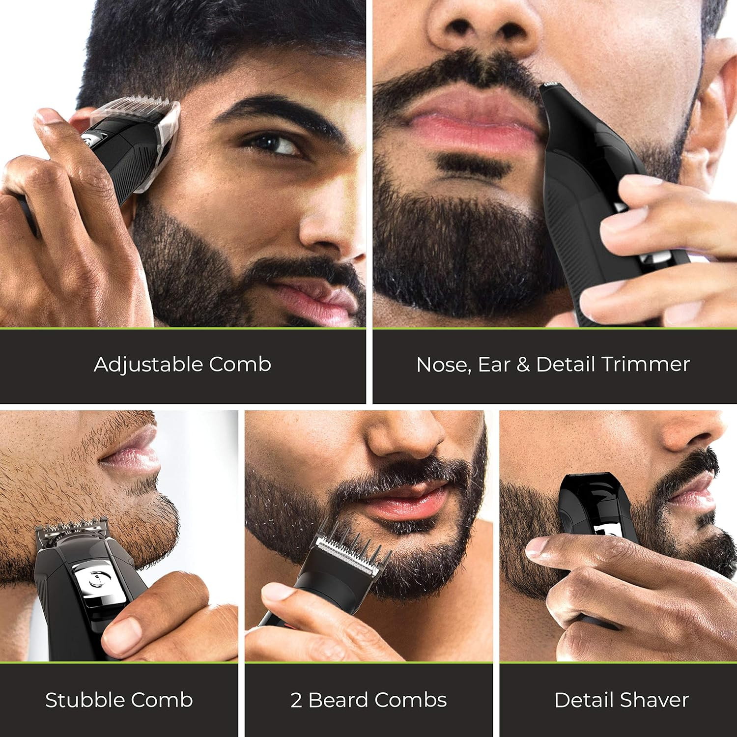 Remington All-In-One Grooming Kit, Lithium Powered, 8 Piece Set with Trimmer, Me