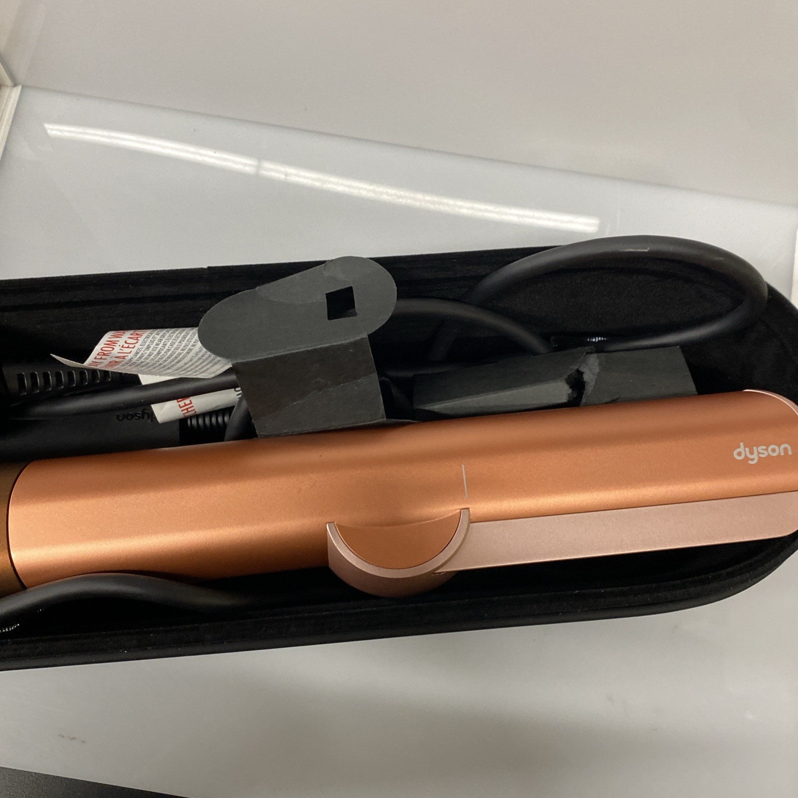 Dyson Airstrait Straightener Wet to Dry Hair – In Amber Silk – Small Scratches