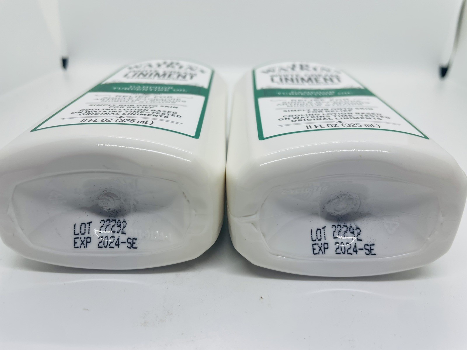2Pack-J.R. Watkins White Cream Liniment – 11 Oz Bottle READ!