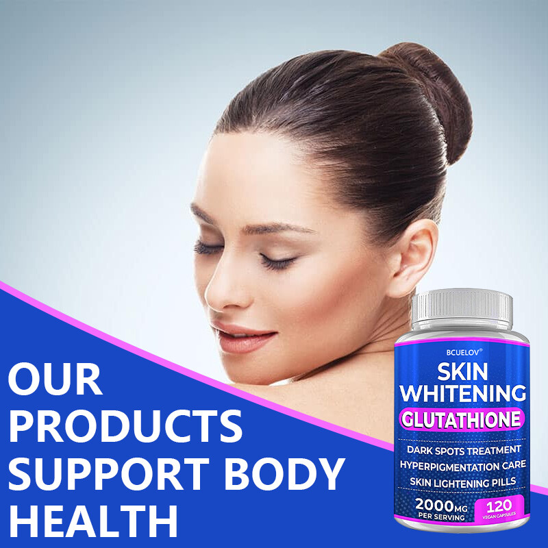 Skin Whitening Glutathione Dark Spots Care Skin Lightening Pills 2000MG 30-120ct