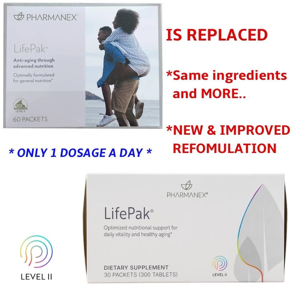 Nu Skin NuSkin Pharmanex Lifepak Anti Aging – NEW FORMULA – TABLETS- 09/2027