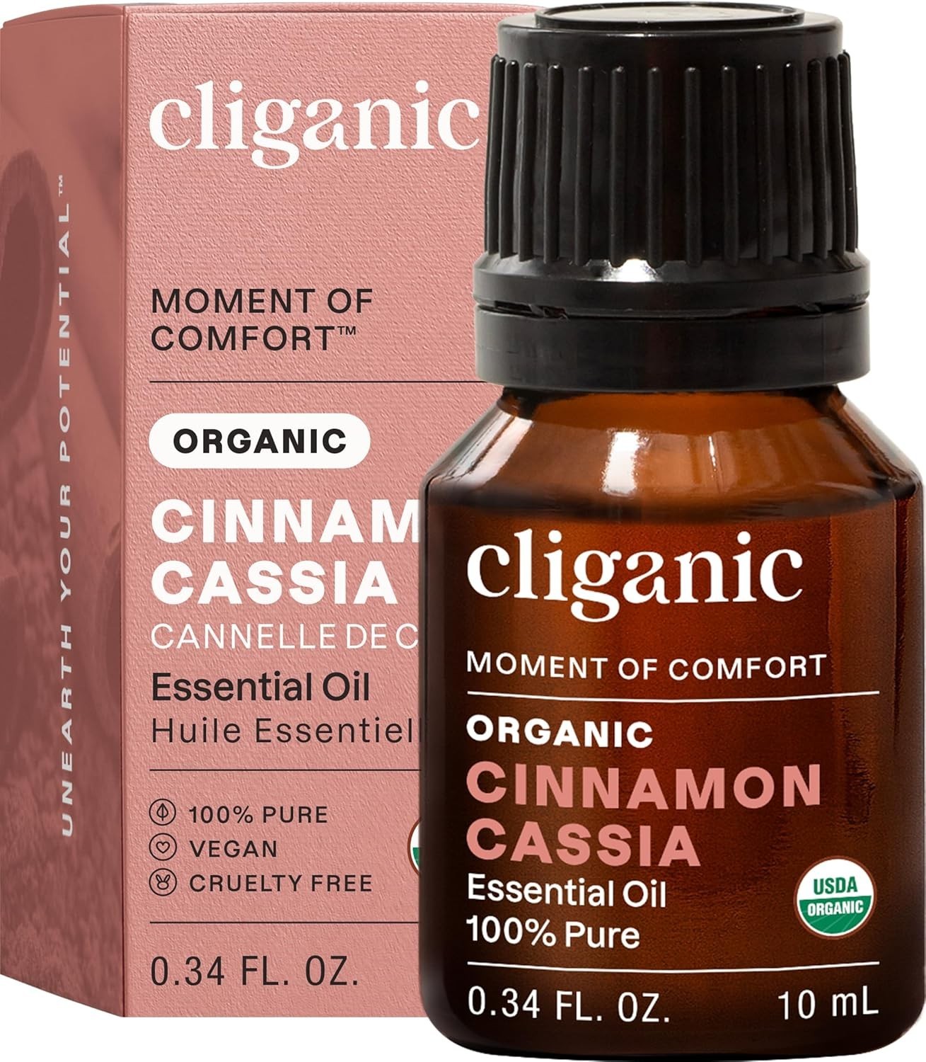 Organic Cinnamon Cassia Essential Oil, 100% Pure Natural Undiluted, for Aroma…