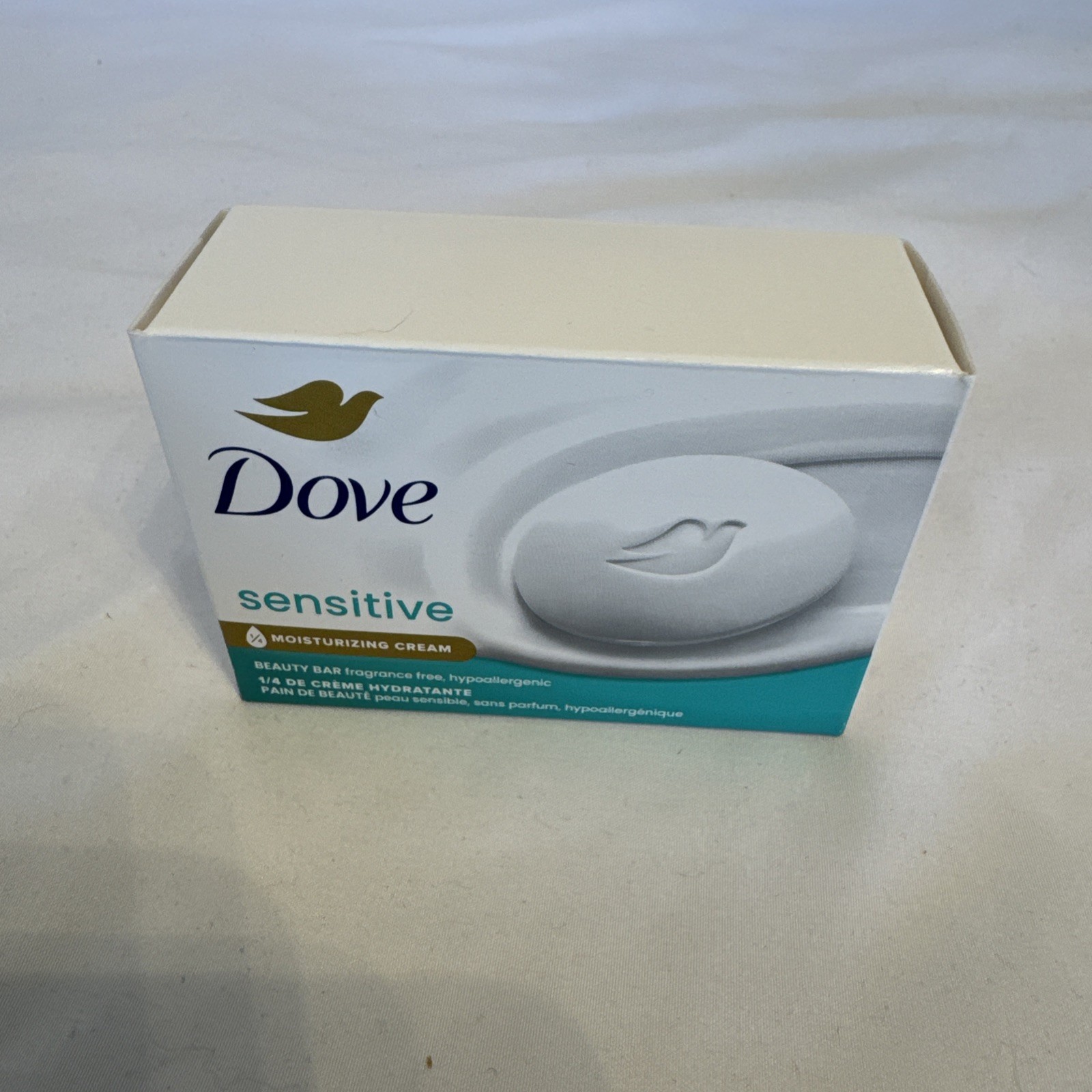 Dove Sensitive Soap Bar With Moisturizing Cream 3.75 OZ (106g)