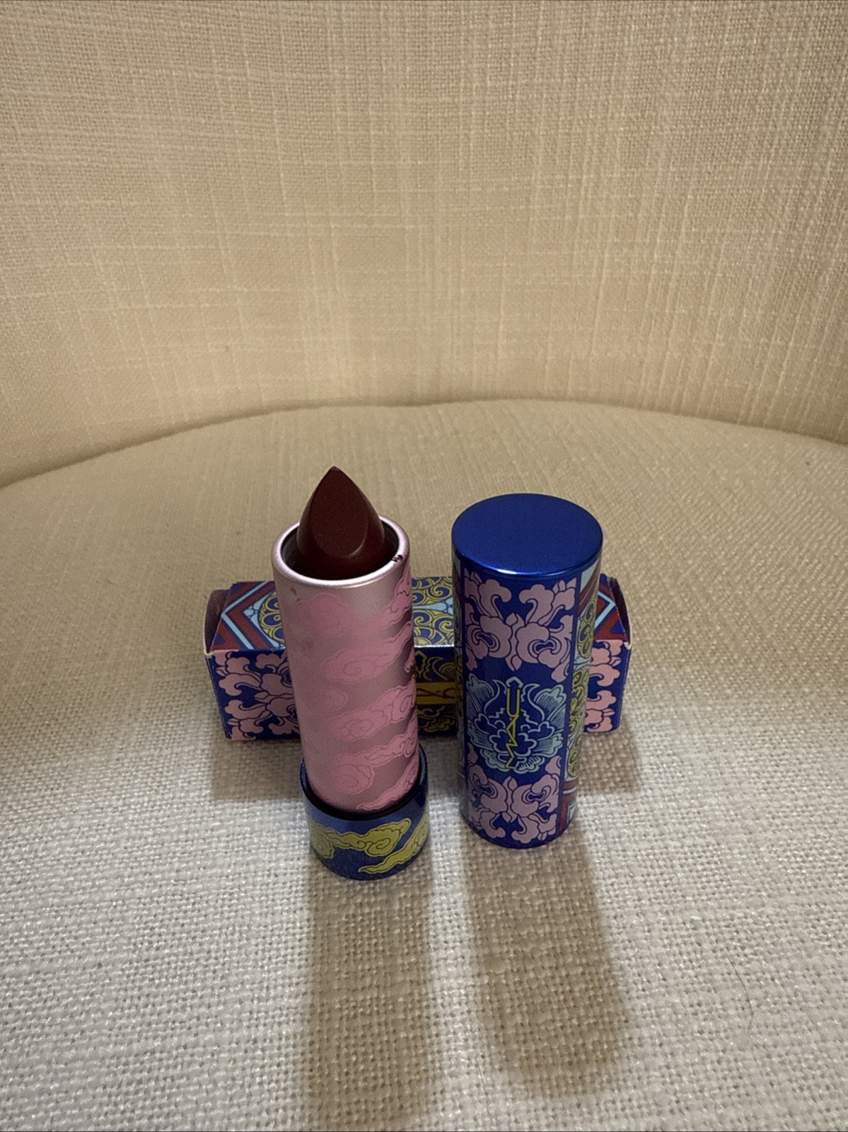 MAC Amplified Creme Lipstick 106 Dark Side 0.1 oz/3 g Full Size Lunar Illusions