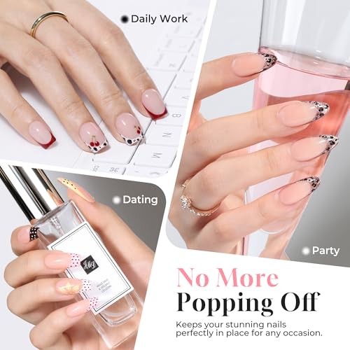 Solid Gel Nail Glue Strong 15g*2pcs Set U V/LED Nail Glue Gel Z-Uv Nail Gel