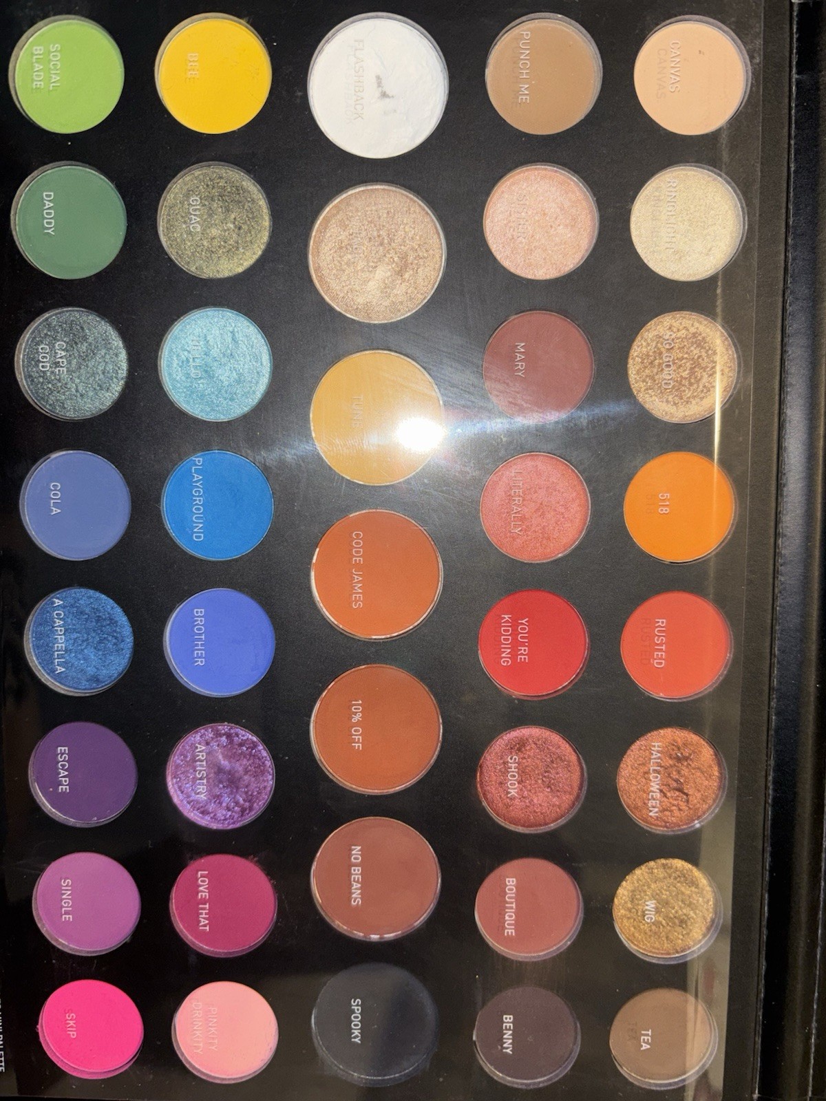 Morphe x James Charles Mini Eyeshadow Palette Assorted Matte/Shimmer Pressed