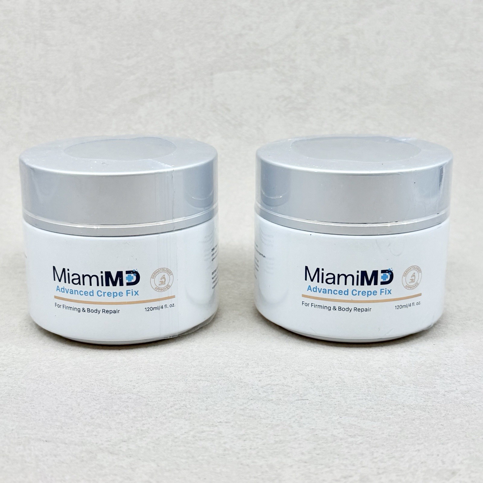 MiamiMD 2 PACK ( Miami MD) ADVANCED CREPE FIX For Firming & Body Repair 4oz NEW