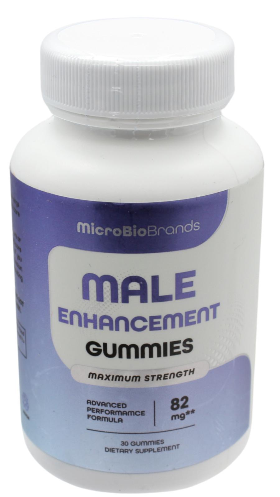 2 Pk MicroBio Max Strength Male Enhancement Gummies for Libido Vitality; 30 Days