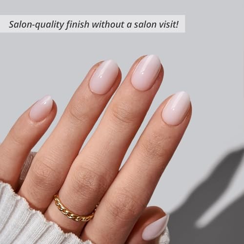 Press On Nails Almond – Power Calm, Lamp-Curable 4-Week Wear A1-Power Calm