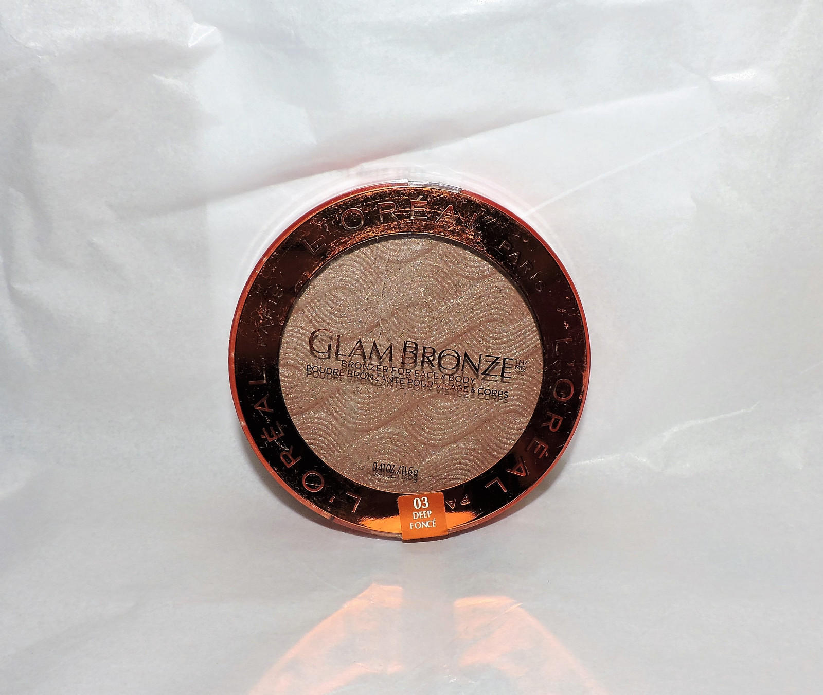 L’OREAL GLAM BRONZER FACE & BODY SUNKISSED LOOK * 03 DEEP FONCE * NEW FULL SIZE