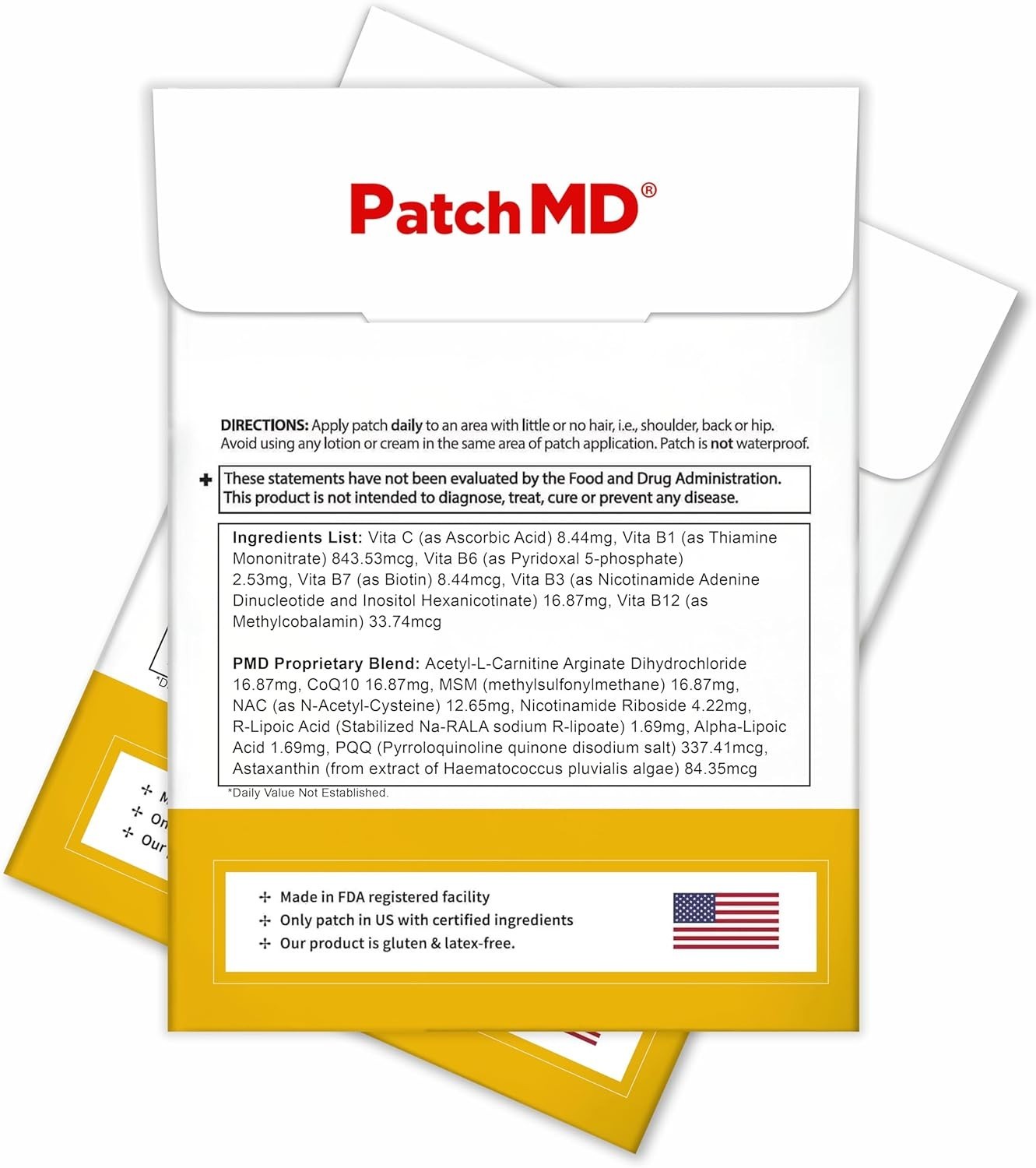 Total Recovery Patches with NAD+ – Convenient 30 Days of Wellness Relief