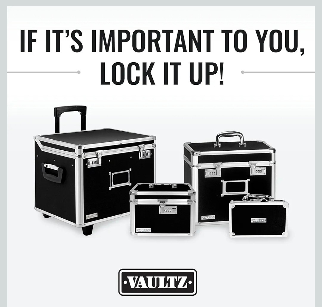 Vaultz Locking Medicine Storage Box with Combination Lock, 3.75″ x 11.88″ x 5.25