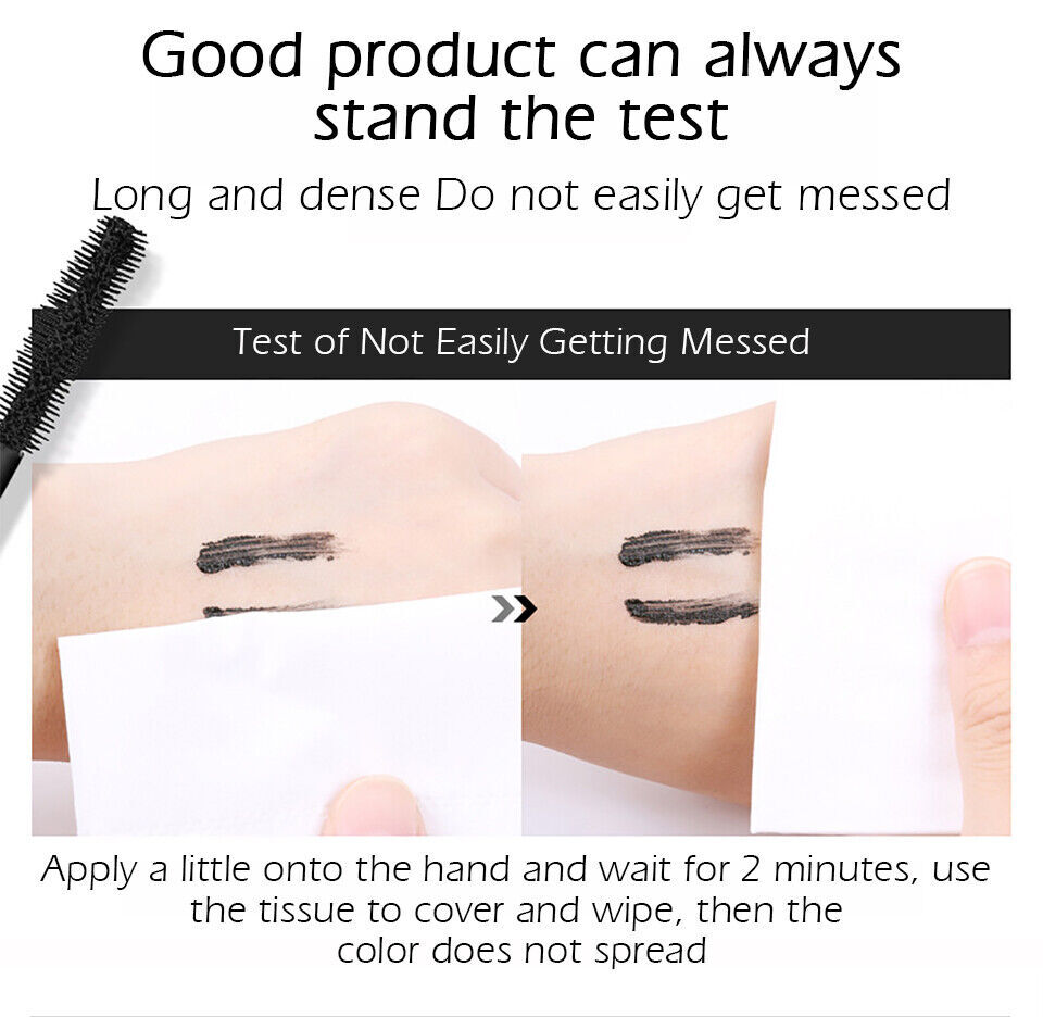 2 Pack 4D Mascara Silk Fiber waterproof Vivid Galaxy Lashes Thick Long eyelashes
